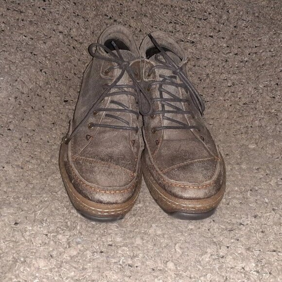 Vintage DOLCIS-Brown Distressed Oiled Suede Desert Boots-Sz 13-NWOB - Picture 4 of 7